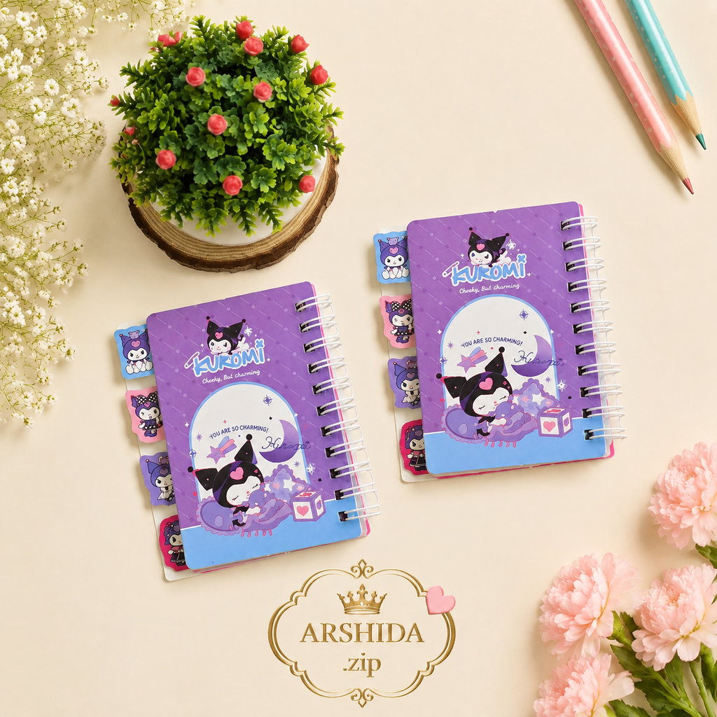 دفترچه (Planner) جلد مقوایی سایز تقویمی سری کورومی